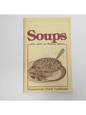 Vegetables Amish Cookbooks Set of 6 Pies Salads Soups Veggies Desserts Cookies